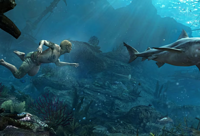 В ремейке Assassin's Creed Black Flag можно будет дышать под водой и не бояться акул