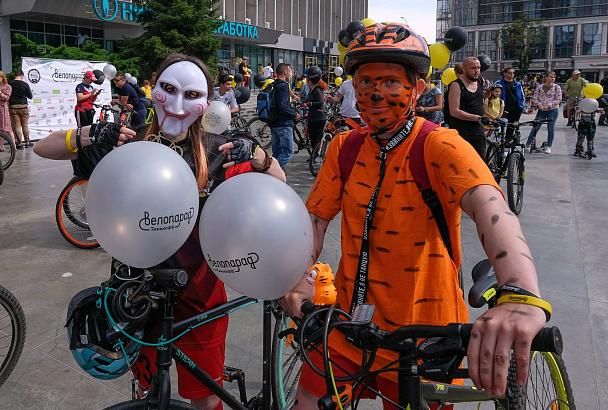 В Краснодаре отметили Единый день велопарадов в России