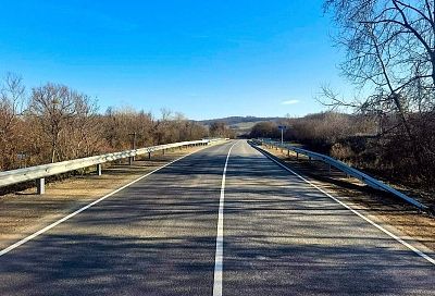 Участок дороги отремонтировали в Северском районе по нацпроекту «Инфраструктура для жизни» 