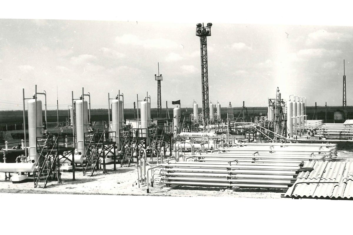 Газовый промысел. 1970-е годы.