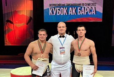  Спортсмены из Краснодарского края завоевали шесть медалей на всероссийских соревнованиях по сумо