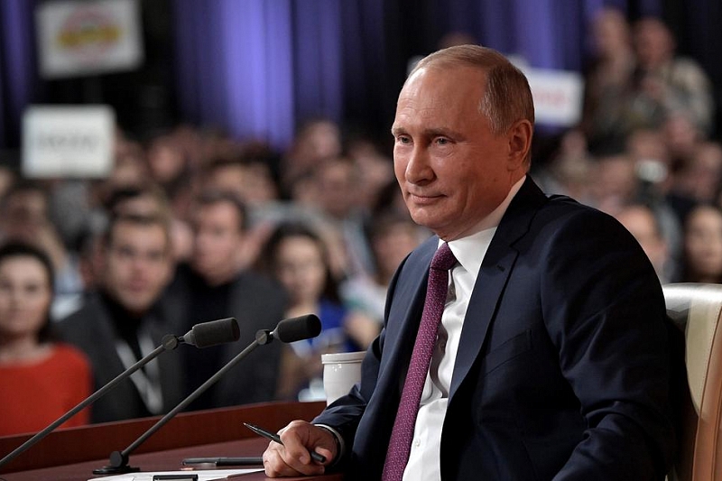 В Краснодарском крае проведут прямую трансляцию пресс-конференции Владимира Путина