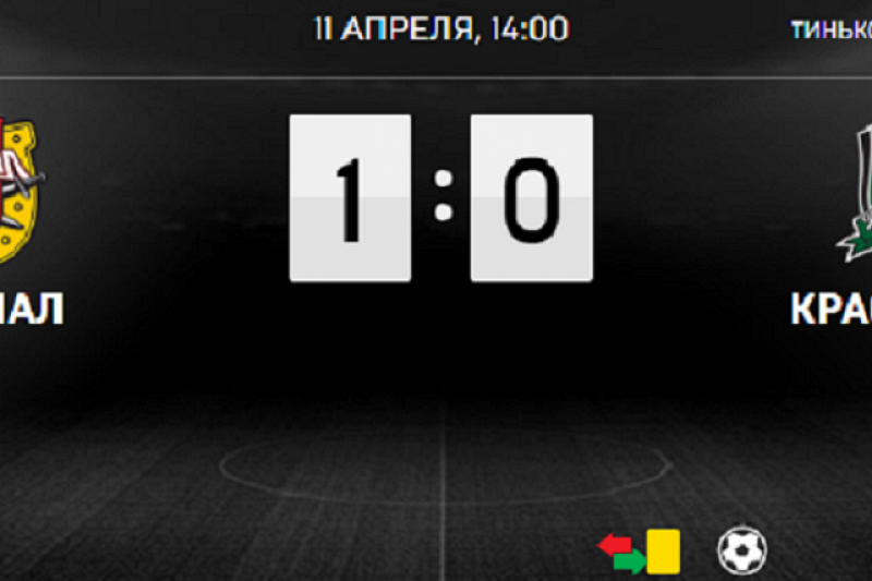«Краснодар» уступил «Арсеналу» в матче РПЛ