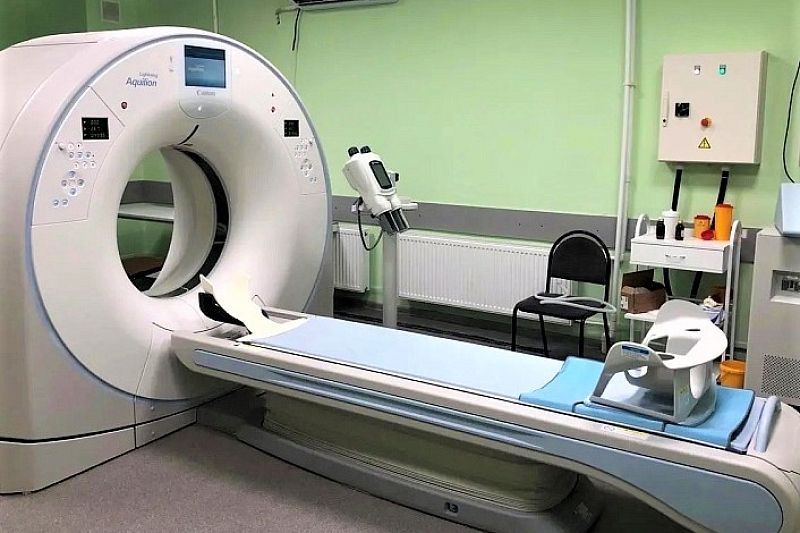 В больнице Кропоткина появился новый компьютерный томограф
