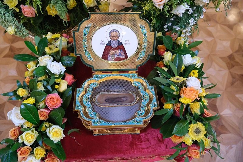 Мощи святого преподобного Сергия Радонежского привезли в Краснодар