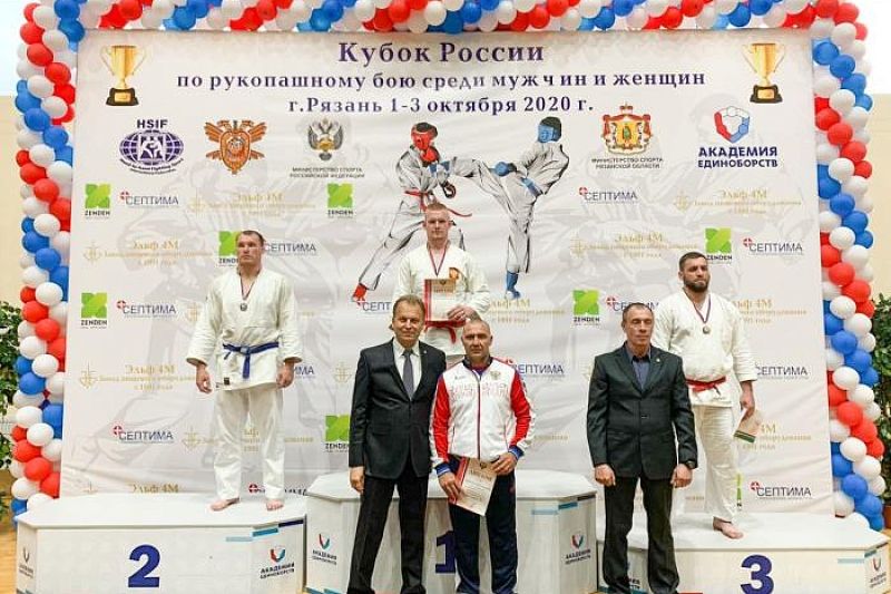 Житель Анапы завоевал «золото» Кубка России по рукопашному бою