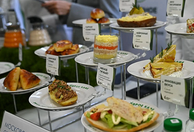 Блюда на Всероссийском конкурсе «Лучшая школьная столовая - 2026» в Краснодаре представили 75 регионов