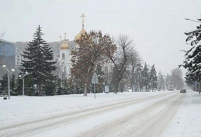 В Краснодаре зафиксировали сильнейшие за последние три года морозы