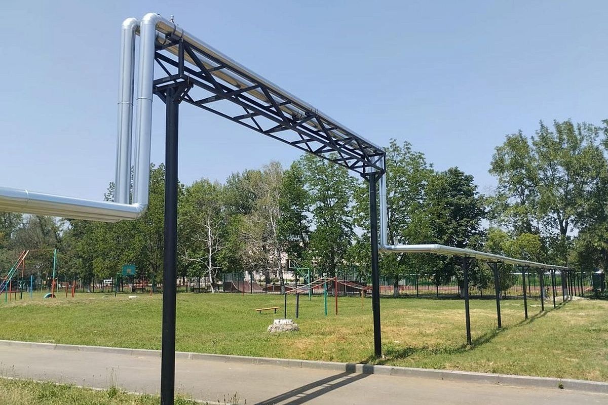 В трех станицах Калининского района обновили теплосети