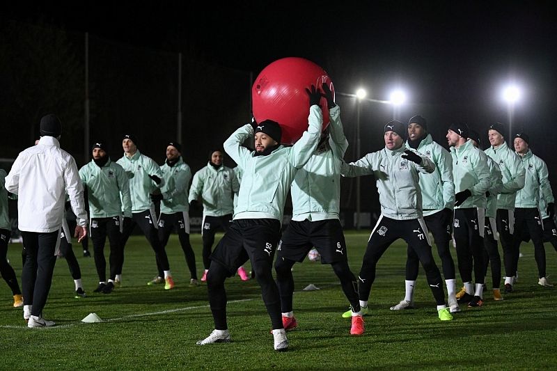 «Краснодар» показал тренировку перед матчем с «Севильей» в Лиге чемпионов