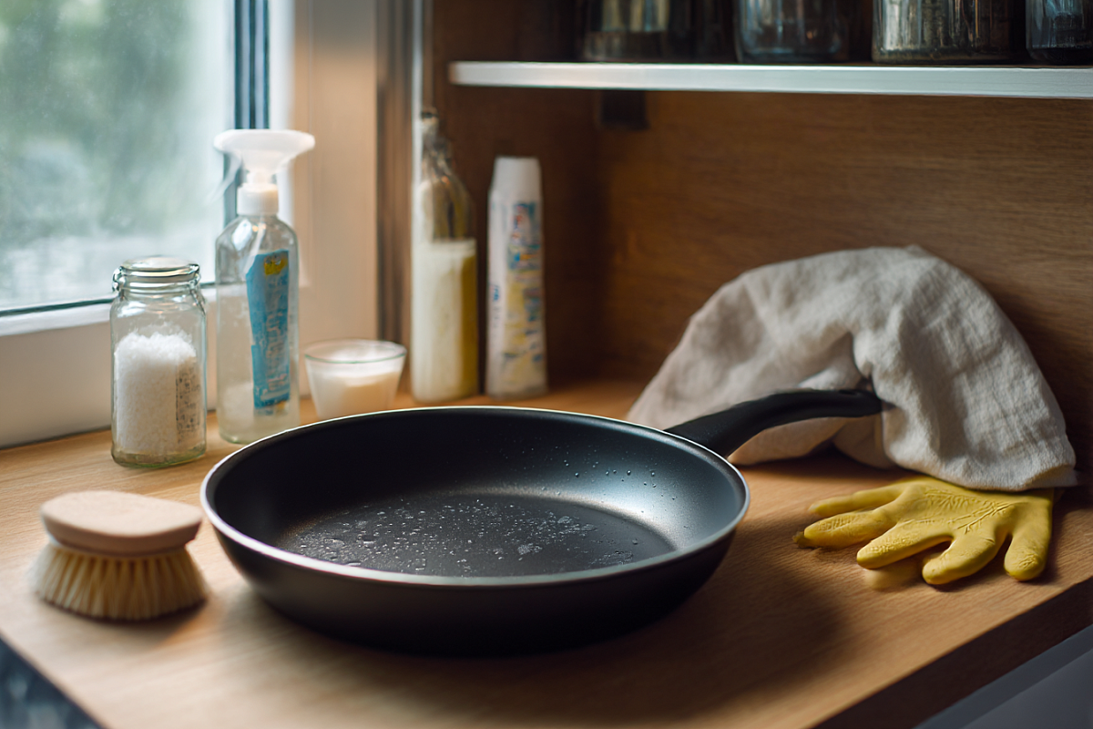 Очистите нагар со сковороды без царапин и химии — проверенный способ за ночь