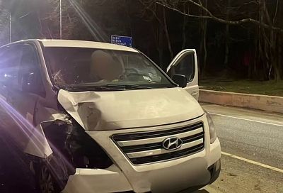В Туапсинском округе водитель микроавтобуса насмерть сбил 42-летнего пешехода