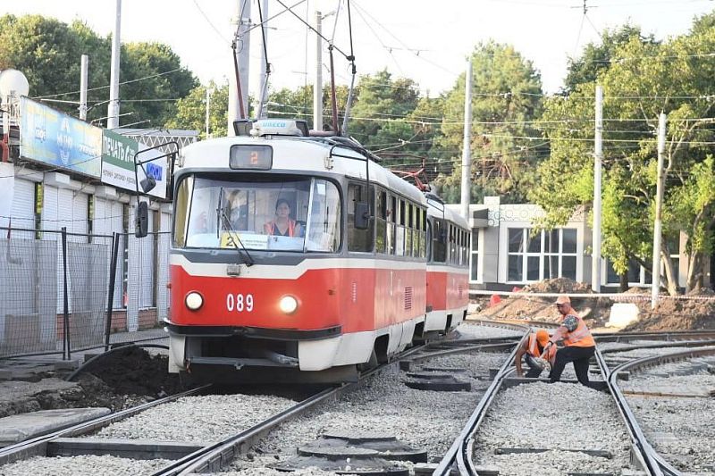 Подрядчик ускорит строительство трамвайной линии на ул. Московской после критики мэра
