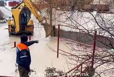 Дожди и растаявший снег подтопили районы Новороссийска