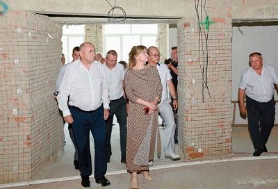В хуторе Ханьков Славянского района завершают строительство Дома культуры