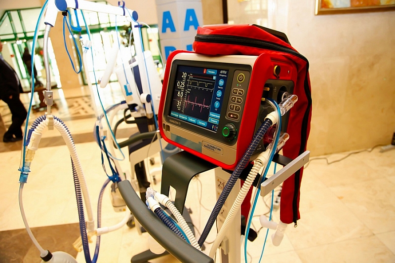 В больницы Краснодарского края поставят 390 аппаратов ИВЛ