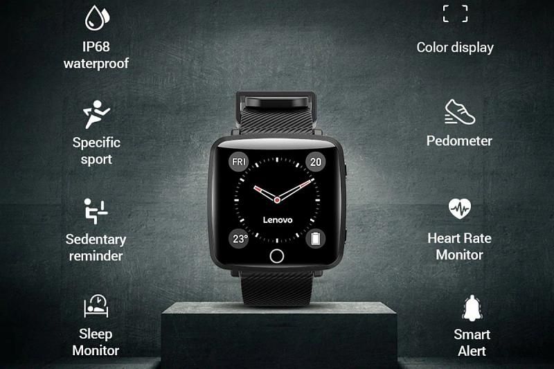 Lenovo анонсировала умные часы Lenovo Carme