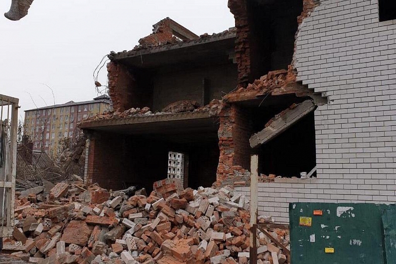 От киоска до многоэтажки: власти Краснодара рассказали о сносе самостроев