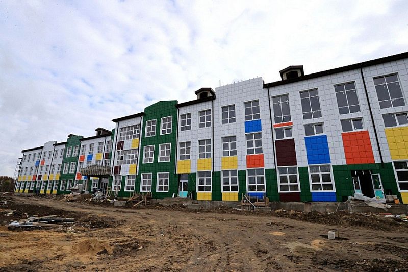 Корпус начальной школы на 400 мест заканчивают строить в станице Анапской 