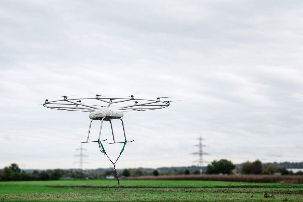 Volocopter представила грузовой дрон, способный перевозить до 200 кг