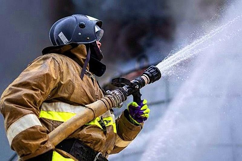 В Краснодаре случился крупный пожар на улице Воронежской
