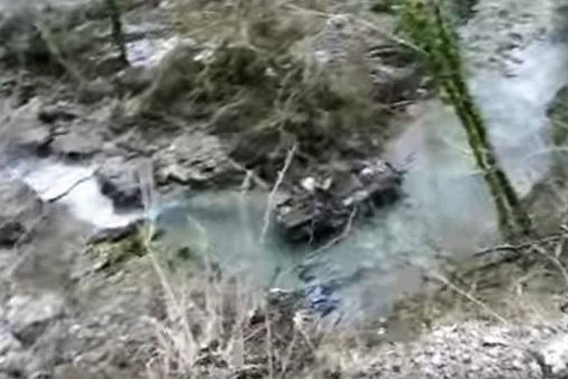 Солдат-срочник из Краснодарского края погиб в упавшем в ущелье БТР в горах Абхазии