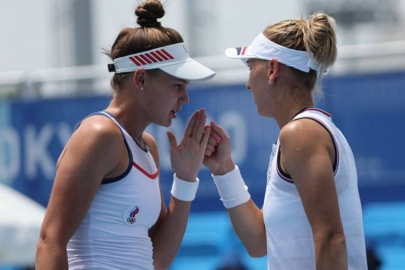 Елена Веснина и Вероника Кудерметова проиграли матч за бронзу на Олимпиаде