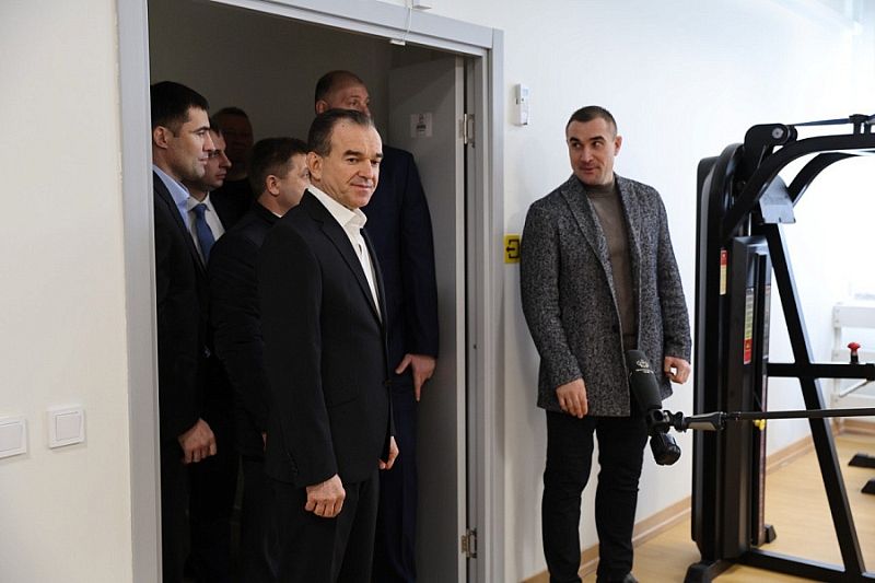 Губернатор Вениамин Кондратьев поручил построить зал для тренировок в спортивной школе-интернате Краснодара