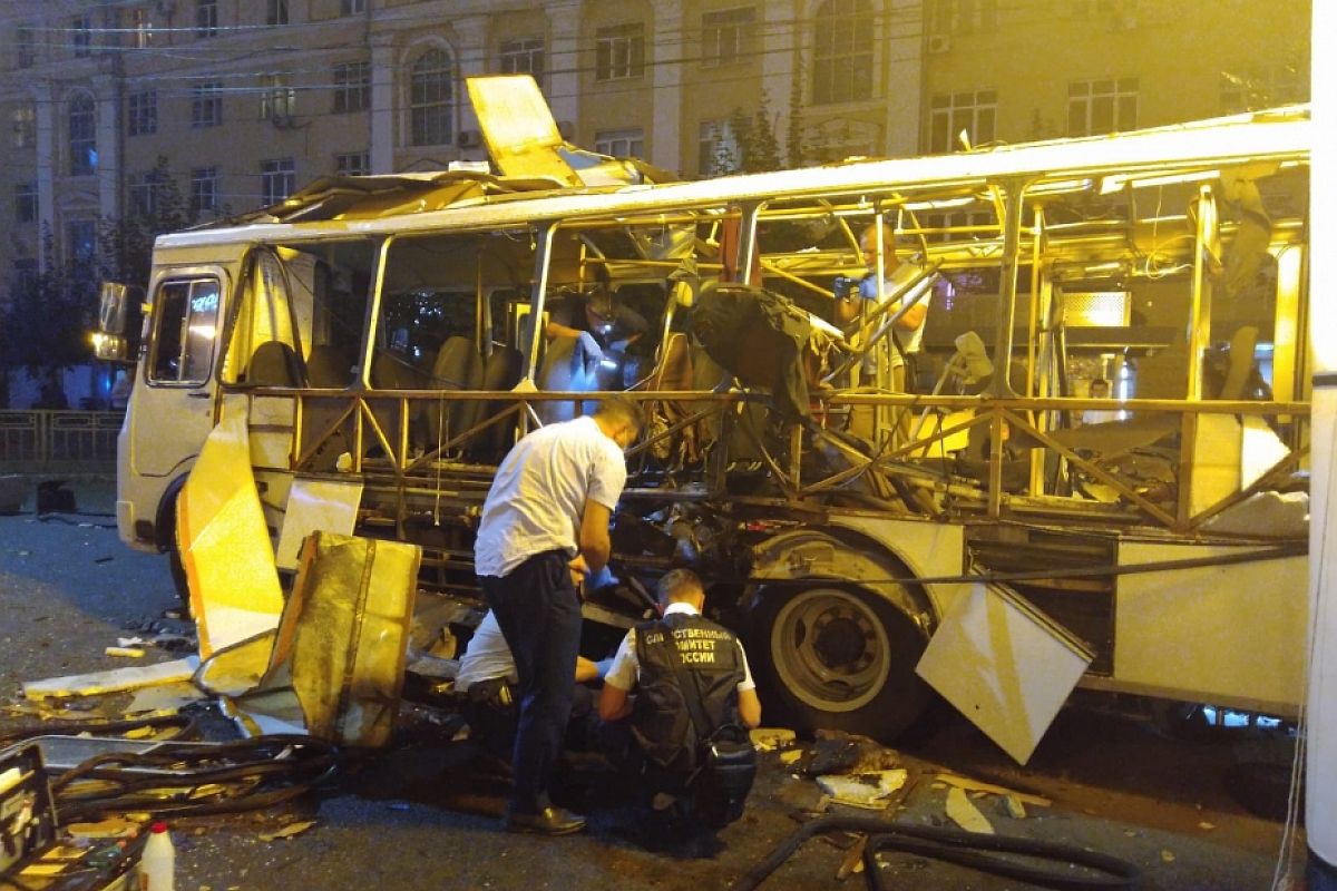 В Воронеже взорвался автобус. 17 человек пострадали, один скончался    