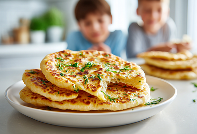 Быстрые ароматные лепёшки на жидком тесте за 5 минут: хрустящие и очень вкусные