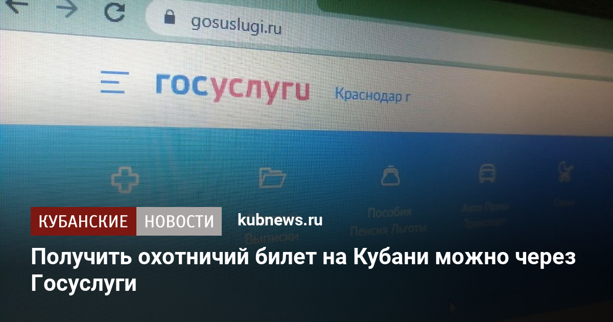 Южноуральцам рассказали, как получить охотничий билет через «Госуслуги»