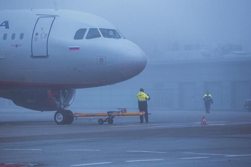 В аэропорту Краснодара из-за тумана задержан рейс из Уфы