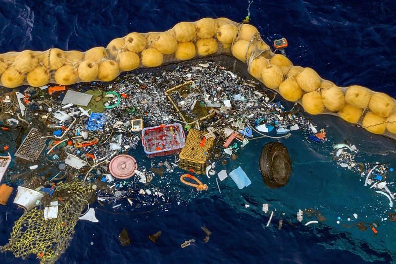 Система по сбору мусора в океане успешно прошла испытания