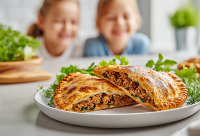 Летние чебуреки с джусаем по рецепту 70-х: тонкое тесто и сочная начинка