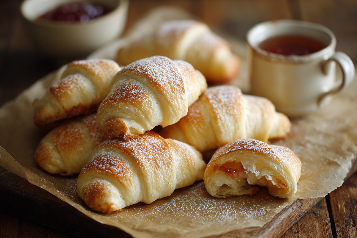 Творожные рогалики за 30 минут: мягче пуха, нежнее облака — вся семья требует добавки!