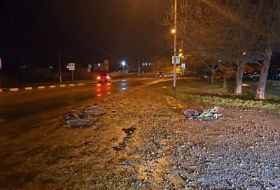 На Кубани 7-летний велосипедист попал под машину и получил тяжелые травмы