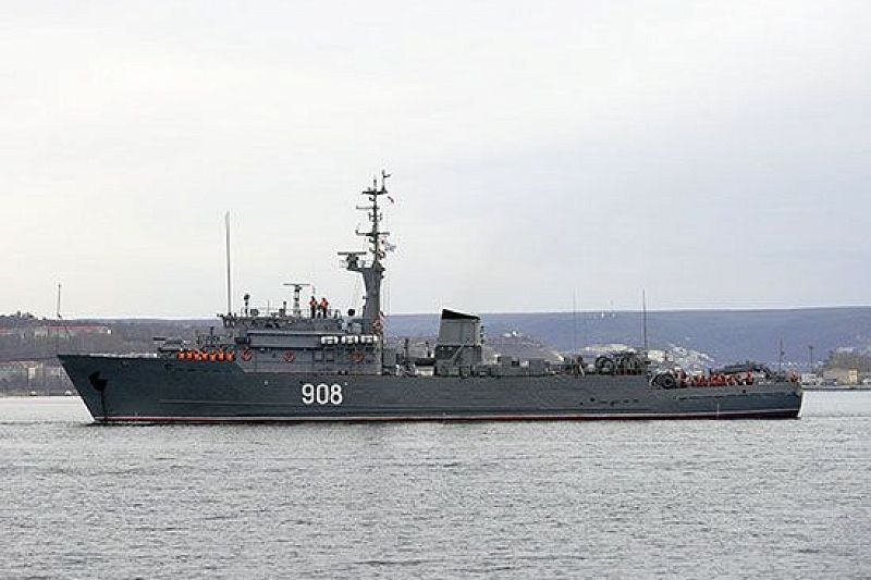 Боевой корабль «Вице-адмирал Захарьин» возвращается в Новороссийск после вахты в Средиземном море