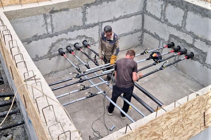 Новую сеть теплоснабжения построили в Тимашевском районе 