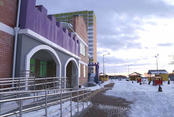 Новый детский сад в краснодарском микрорайоне Гидростроителей примет воспитанников в феврале