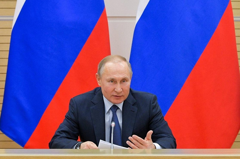 Владимир Путин встретился с рабочей группой по внесению поправок в Конституцию РФ