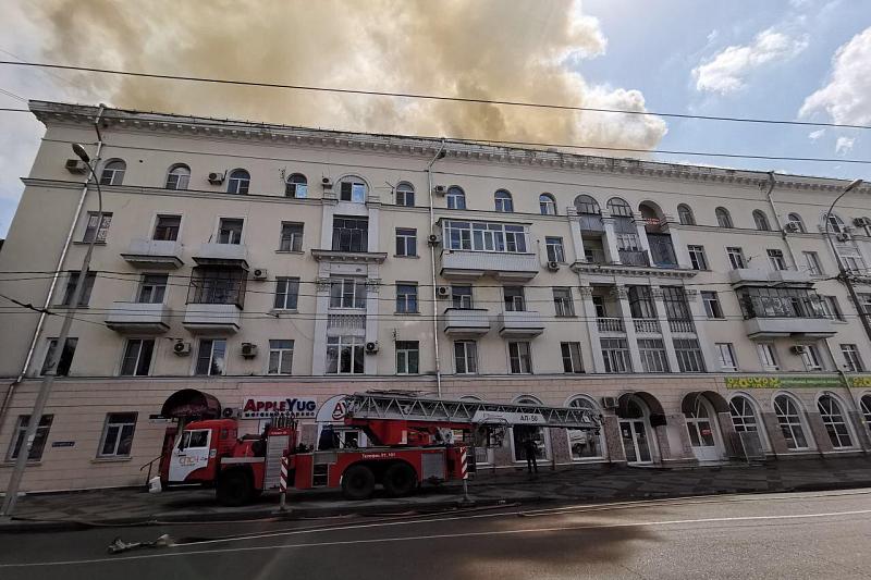 Мэр Краснодара прокомментировал ситуацию с крупным пожаром на ул. Мира