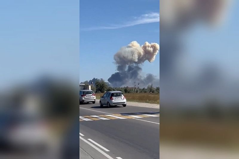 Несколько взрывов прогремели в районе поселка Новофедоровка в Крыму 