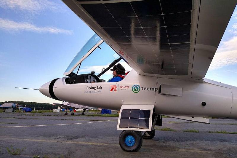 Федор Конюхов отправился из Москвы в Крым на самолете с солнечными батареями