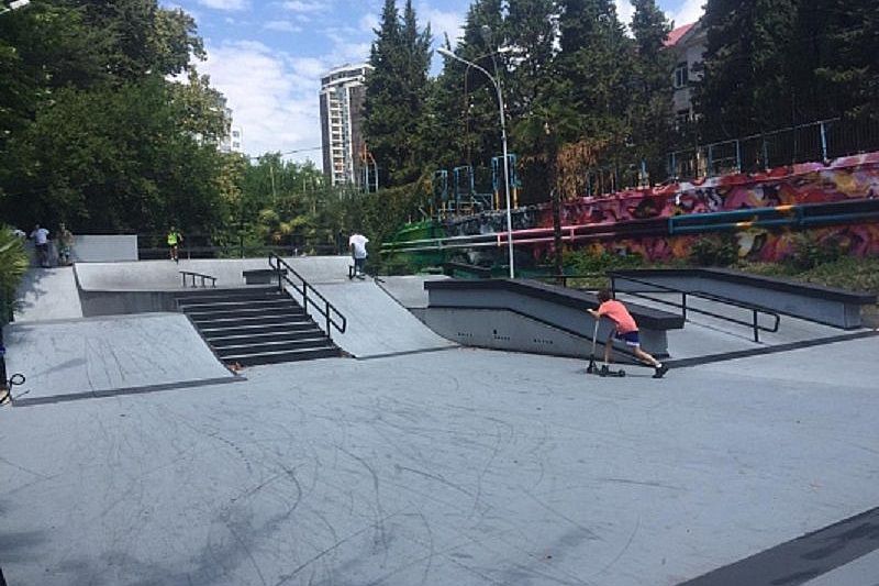 Скейт-парк «Вилла Вера» в Сочи приведут в порядок