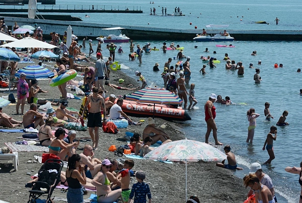 На каких курортах Краснодарского края сильнее всего прогрелась вода в море