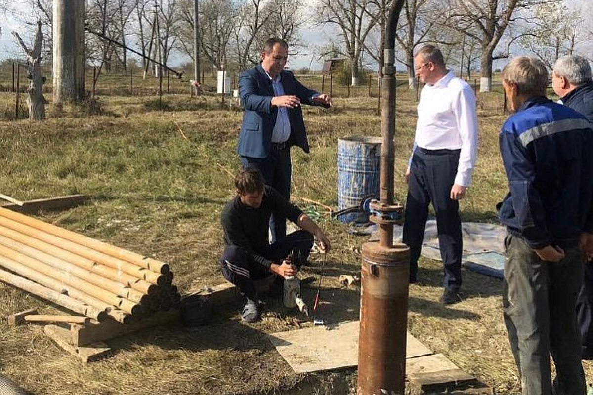 Реконструкция водозабора и инженерных сетей начата под Анапой в рамках нацпроекта