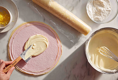 Блинный торт с заварным кремом — нежнее суфле, красивее розы и вкуснее любого торта из кондитерской!