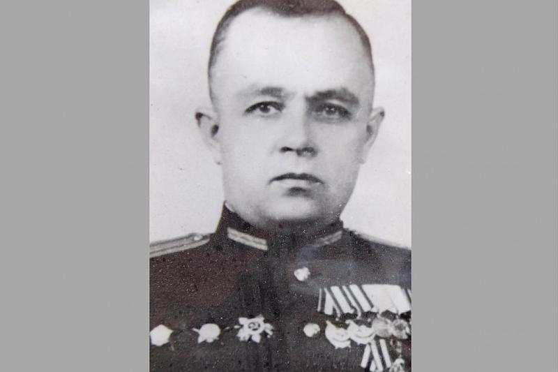 Начальник штаба 417-й стрелковой дивизии майор Петр Мефодьевич Мудрик. 