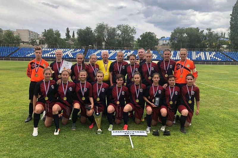 Футболистки из Краснодарского края выиграли первенство России