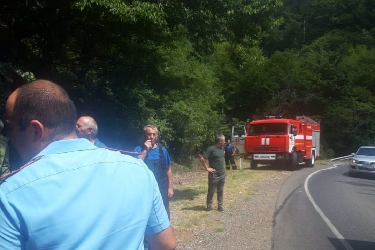 В лесу под Сочи потушили пожар